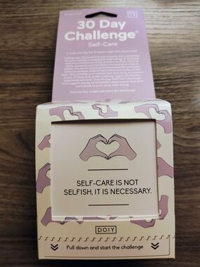 30 Day Challenge Self-Care Prompt Deck